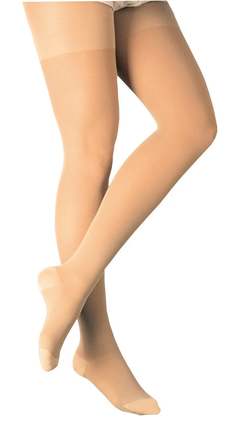 LOVING COMFORT ANTI-EMBOLISM THIGH HIGHS 15-20 CLOSED TOE BEIGE MEDIUM 1 PR