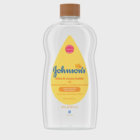 JOHNSON'S SHEA&COCOA BUTTER OIL 20 OZ