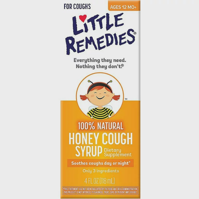 LITTLE REMEDIES LITTLE HONEY COUGH SYRUP 4FL