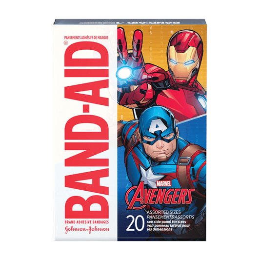 J&J BAND AID MARVEL AVENGERS 20PCS