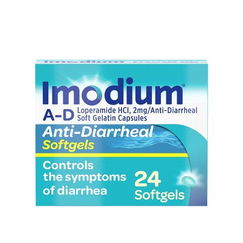 IMODIUM A-D ANTI DIARRHEAL 24 SOFTGELS