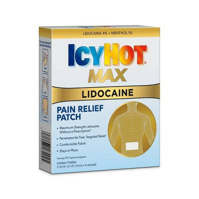 Icy Hot Lidocaine Patch Plus Menthol 5 ea