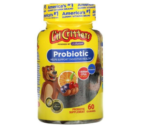 Lil Critters Kids Probiotics Gummies 60 Count