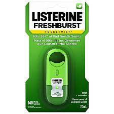 Listerine Freshburst Pocketmist Oral Care Mist Spray 140SPR