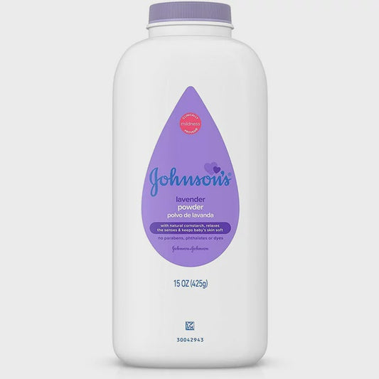 Johnson's Lavender Baby Powder with Cornstarch - 15 oz