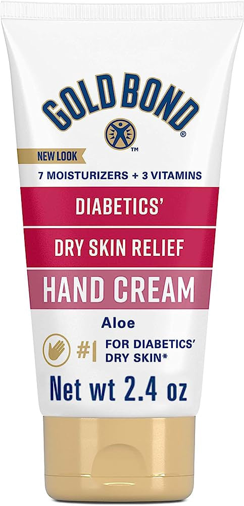 GOLD BOND DIABETICS DRY SKIN RELIEF HAND CREAM 2.4 OZ