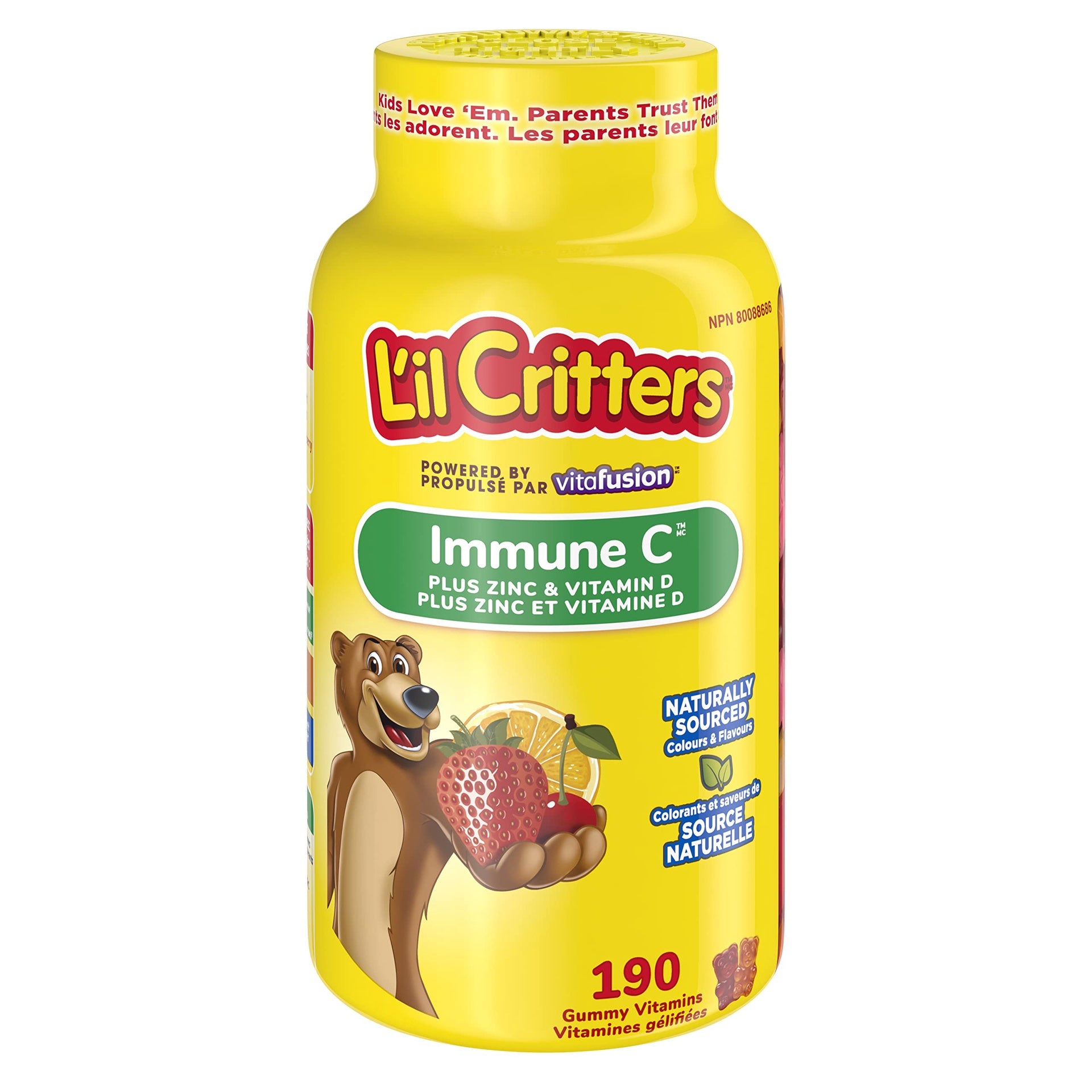 L'il Critters Immune C Dietary Supplement Gummies - Fruit - 190ct