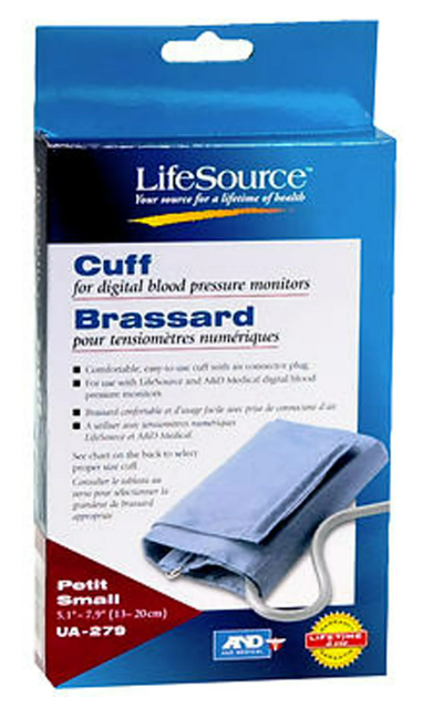 LifeSource Digital Blood Pressure Cuff, Small, UA-279
