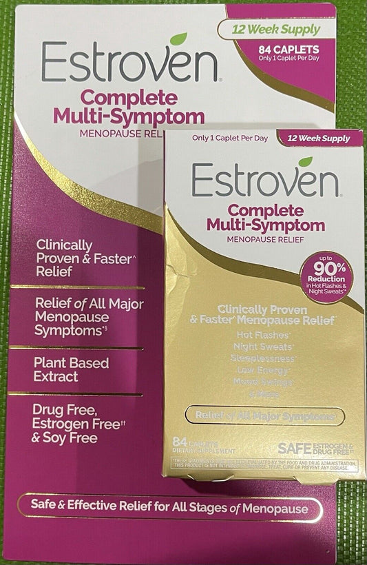 Estroven Complete Multi-Symptom Menopause Relief, 84 Caplets