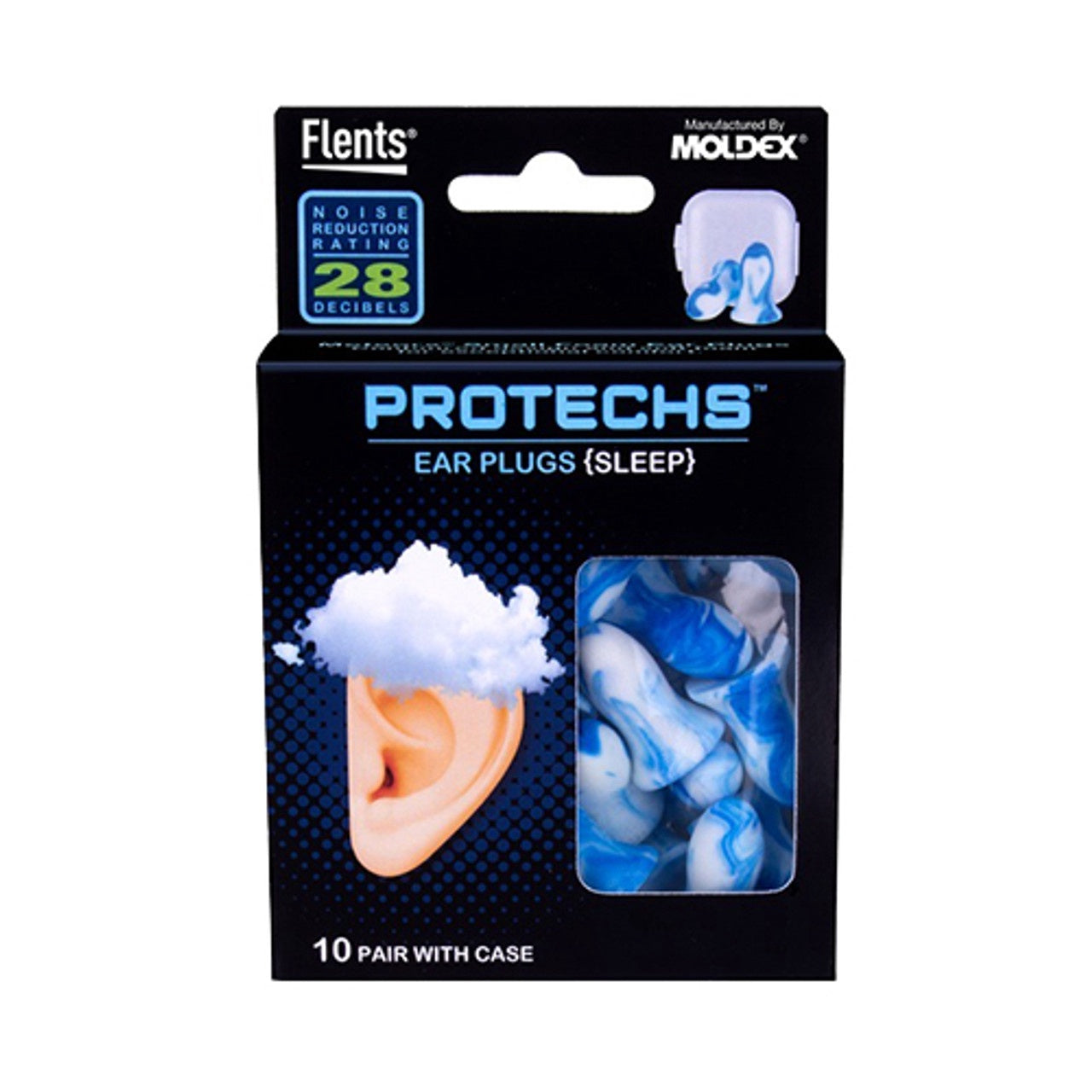 FLENTS PROTECHS EAR PLUGS (SLEEP) 10 PAIR