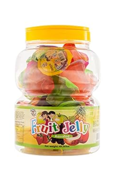 MDM FRUIT JELLY JAR CANDY ASSORTED 35 PC 49.385OZ