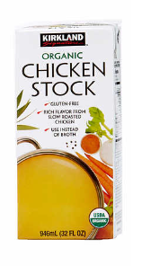 KIRKLAND ORGANIC CHICKEN STOCK 946ml