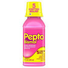 Pepto-bismol 5 Symptom Stomach Relief - Original Liquid - 8 Fl Oz
