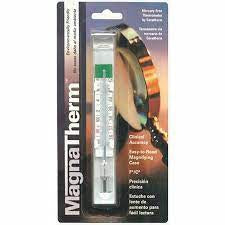 Magnatherm Thermometer Clinical Accuracy Read Magnifying Case Mercury Free 1ct
