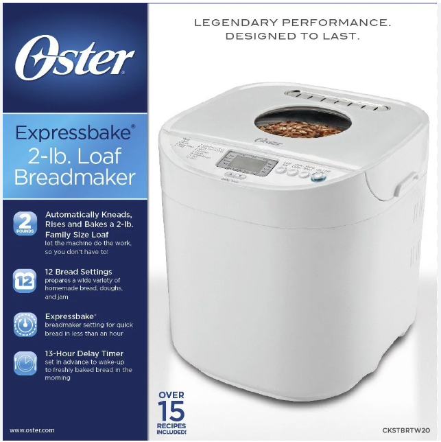 Oster Expressbake 2lb loaf Breadmaker