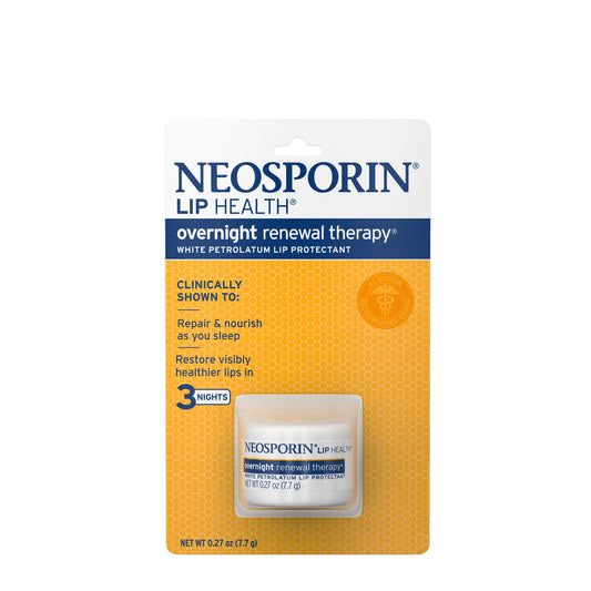 NEOSPORIN LIP HEALTH OVERNIGHT RENEWAL THERAPY WT0.27 OZ (7.7g)