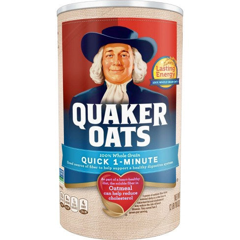 QUAKER OATS QUICK 1 MINUTE OATS 42 OZ