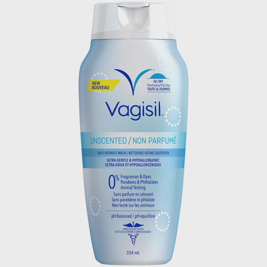 Vagisil Unscented Daily Intimate Wash 12 OZ(354 ML)