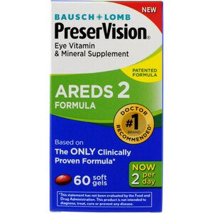 Preservision AREDS 2 Eye Vitamin and Mineral Supplement, 60 softgels