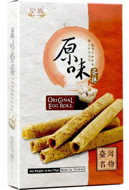 皇族 原味蛋卷 ROYAL FAMILY ORI GINAL EGG ROLL 2.5OZ