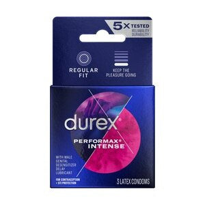 Durex Condoms Performax Intense 3 ct