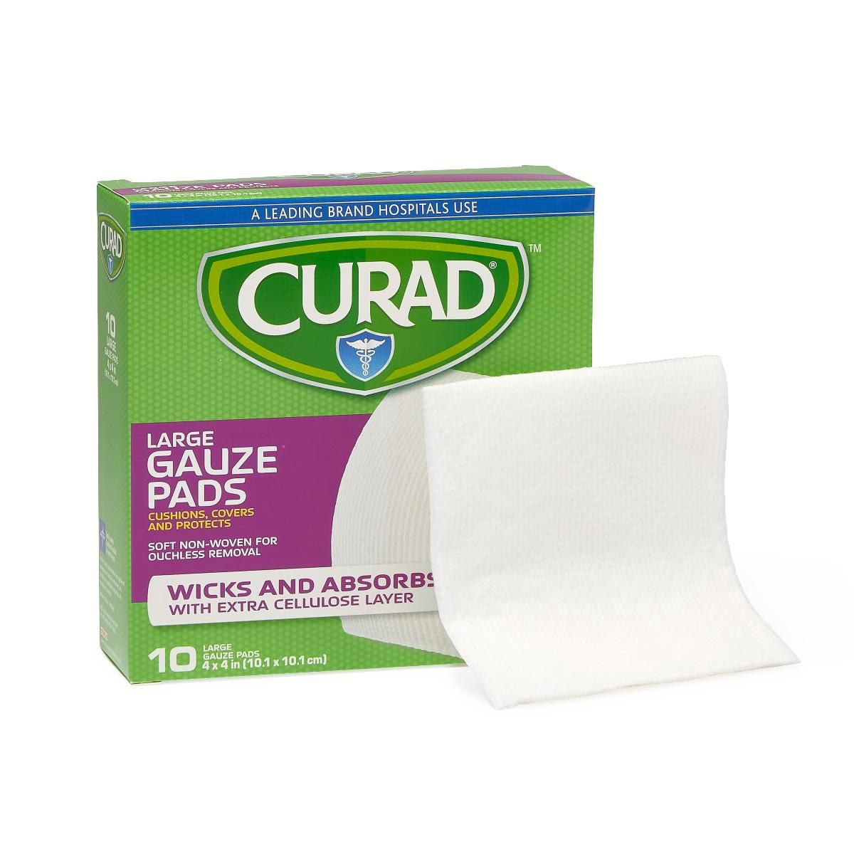 Curad Sterile Pro-Gauze Pads 4" x 4" 10 ea