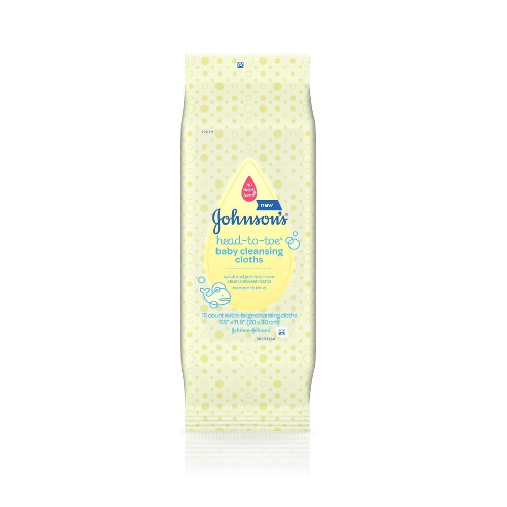 Johnson'S Head-To-Toe Baby Cleansing Cloths 15 Each