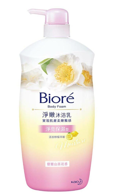 碧柔沐浴露 优雅山茶花香净亮保湿型 BIORE BODY FOAM PURE BRIGHT