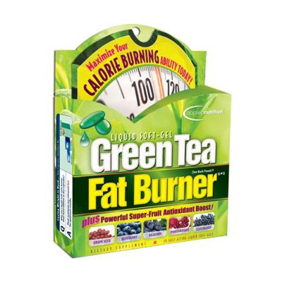 Applied Nutrition Green Tea Fat Burner Liquid Soft-Gels 30 Soft Gels