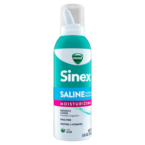 VICKS SINEX PURE SALINE ALOE SPRAY 5 OZ , SPRAY MEDICAL INTERNAL
