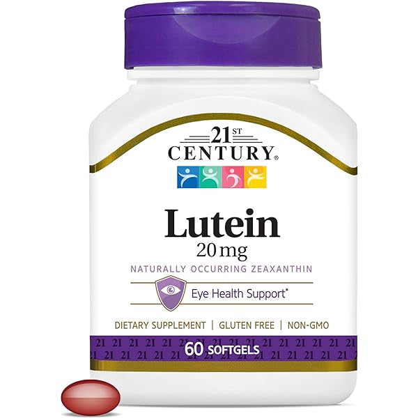 21st Century Lutein 20 Mg Softgels, 60 ct