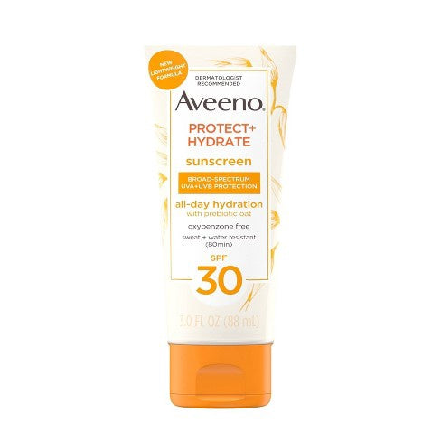 AVEENO SUNSCREEN PROTECT + HYDRATE SPF30 LOTION 3 OZ