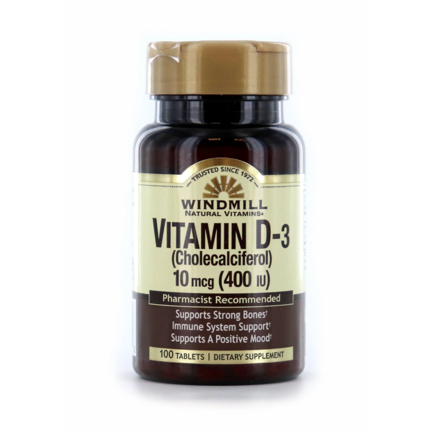 Windmill Vitamin D 400 Iu Tablets - 100 Ea
