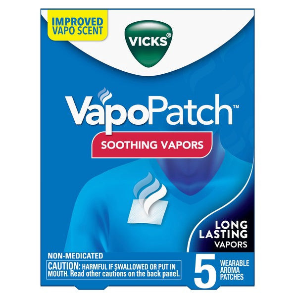 VICKS VAPOPATCH SOOTHING VAPORS AROMA PATCHES 5 CT