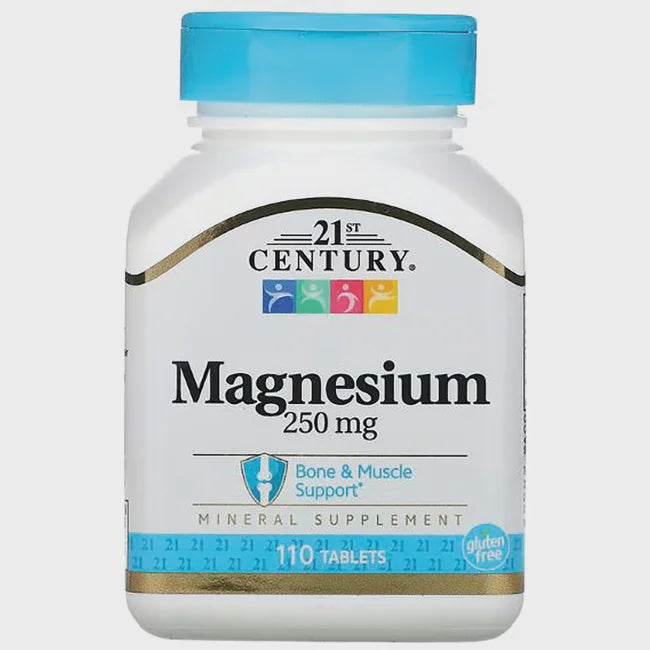 21ST CENTURY MAGNESIUM 250MG 110 TABLETS