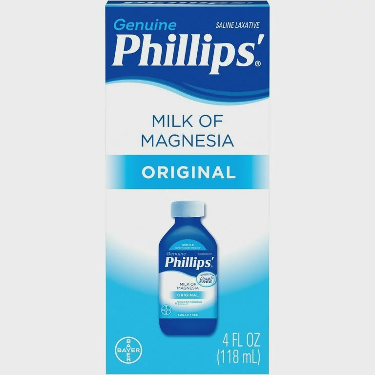 Philips Milk Of Magnesia Saline Laxative, Original 4 oz