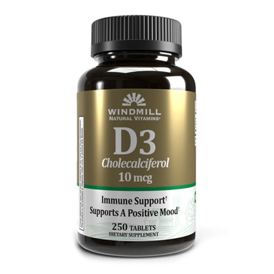 Windmill Vitamin D 400 IU Tablets, 250 Ea