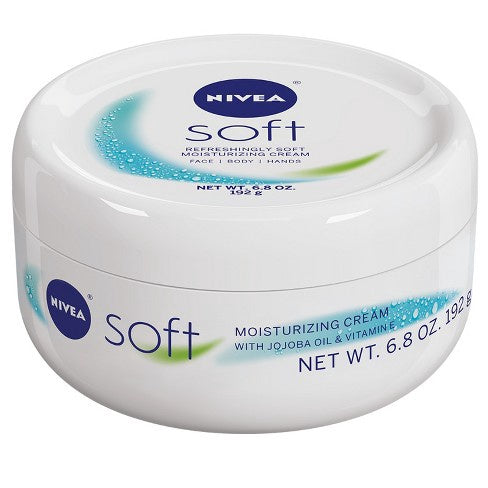 Nivea Soft Moisturizing Crème Body, Face And Hand Cream Scented - 6.8oz