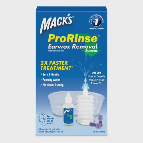 Macks Prorinse Earwax Removal Kit, Advanced Treatment, 0.5 Oz