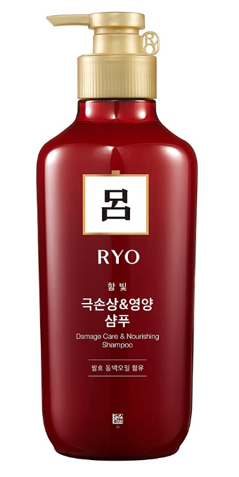 红吕洗发水单支 550ml KOREA RYO DAMAGE CARE SHAMPOO PUMP 550ML