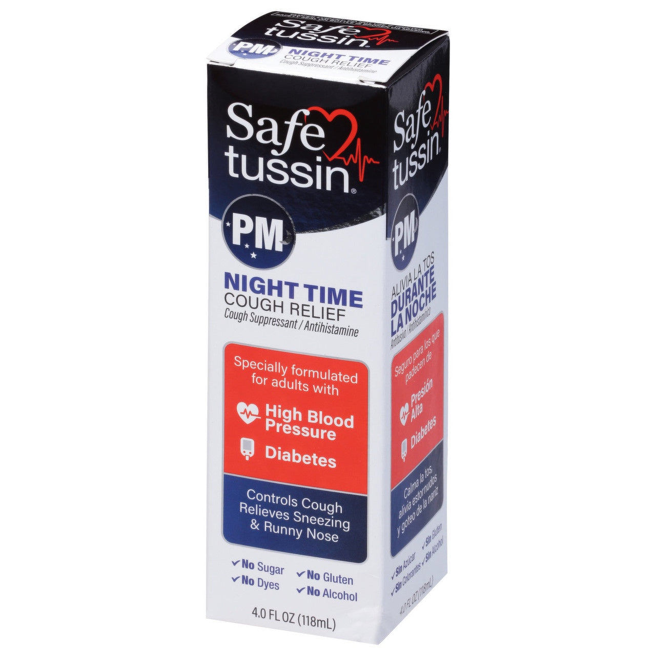 Safetussin Pm Night Time Cough Relief, 4 oz