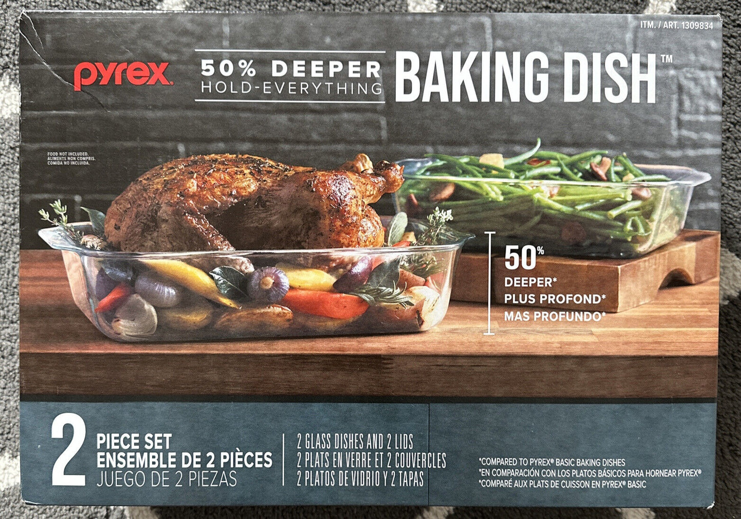 PYREX BAKING DISH 2 PIECE SET