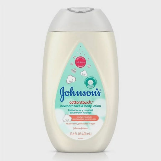 Johnsons Baby Cotton Touch Newborn Face and Body Lotion, 13.5 oz