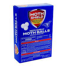 MOTH SHIELD MOTH BALLS 4OZ 113g
