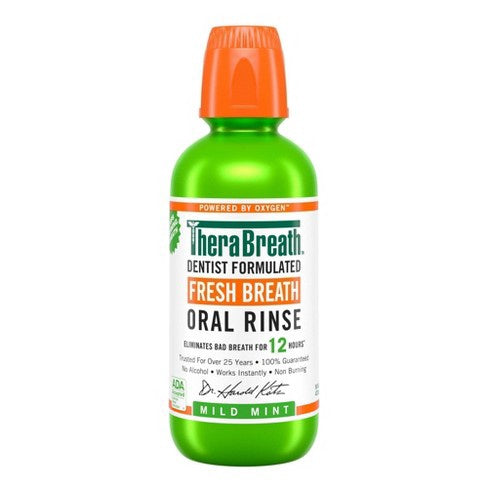 THERABREATHE FRESH BREATH ORAL RINSE MILD MINT 16OZ