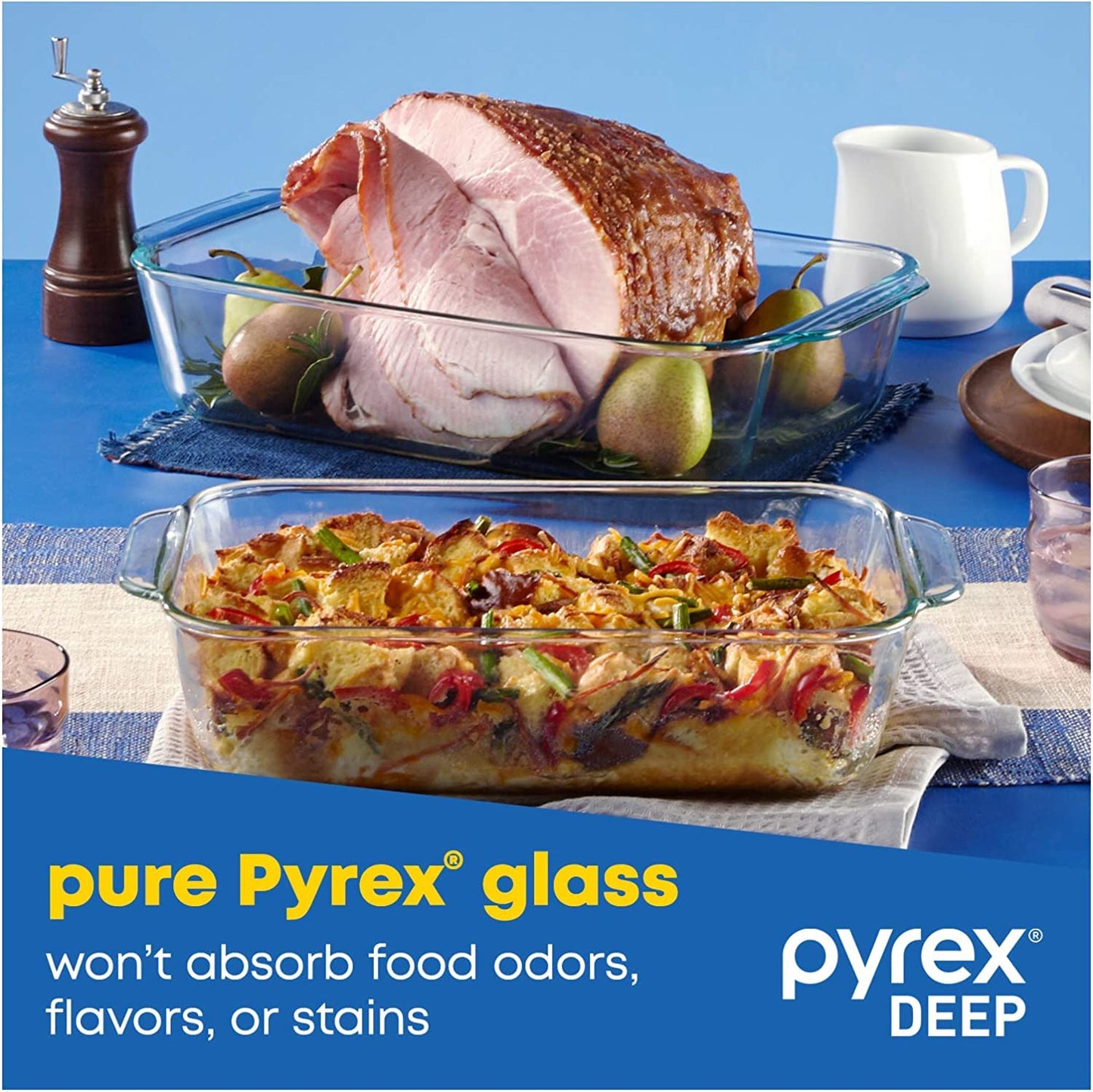 PYREX BAKING DISH 2 PIECE SET