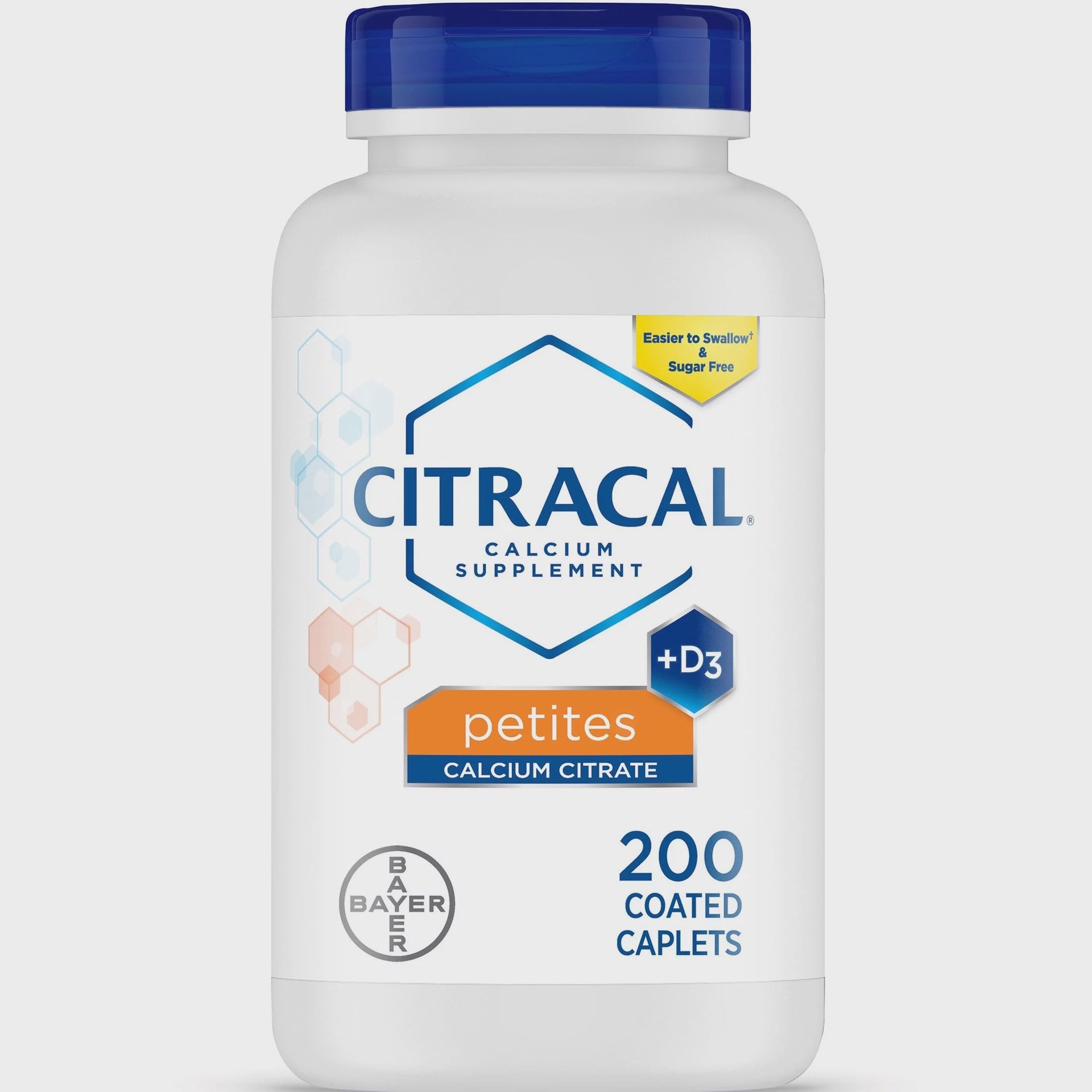 Citracal Petites Calcium Citrate With Vitamin D3, Caplets, 200 Count