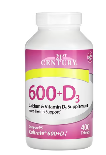 21ST CENTURY CALCIUM 600+D3 SUPPLEMENT 75TBS