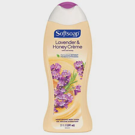 Soft Soap Body Wash Honey Creme & Lavender 20 oz