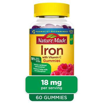 Nature Made Iron, 18 mg, Gummies, Raspberry - 60 gummies
